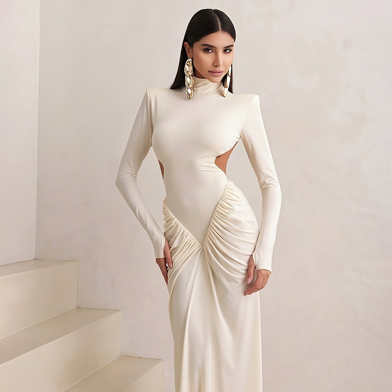 Damska sukienka maxi bez plecó – Maxi Dress Halter recenzja i cena