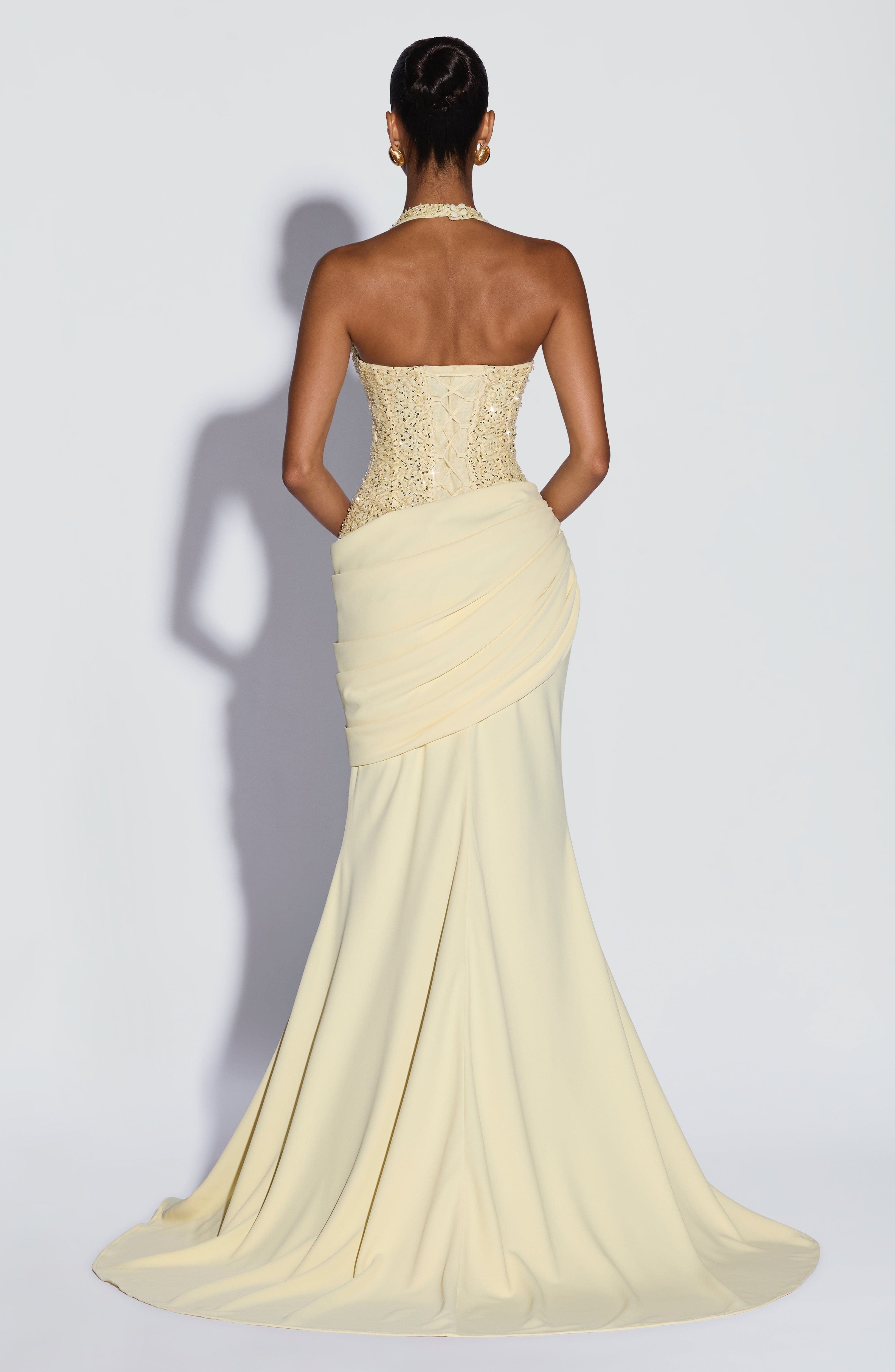 Luksusowa suknia maxi z cekina – Maxi Dress Halter recenzja i cena