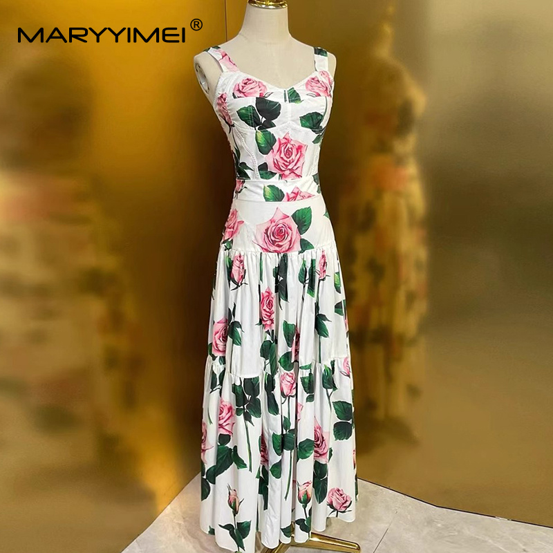 MARYYIMEI Komplet damski z kwi – Romper Floral Print recenzja i cena