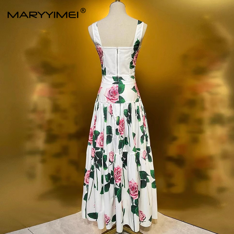 MARYYIMEI Komplet damski z kwi – Romper Floral Print recenzja i cena