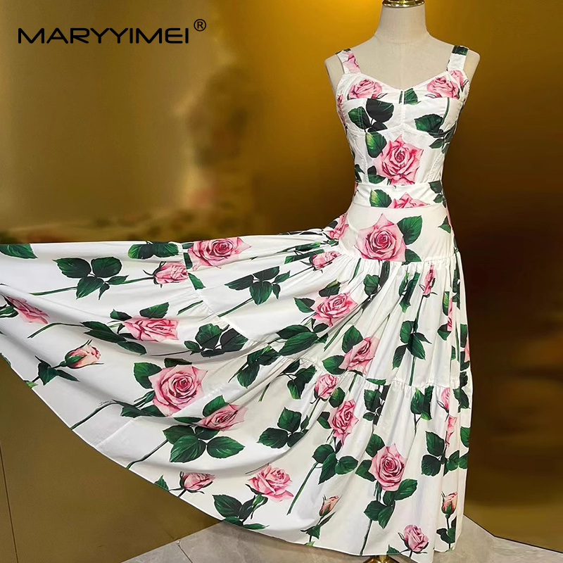 MARYYIMEI Komplet damski z kwi – Romper Floral Print recenzja i cena