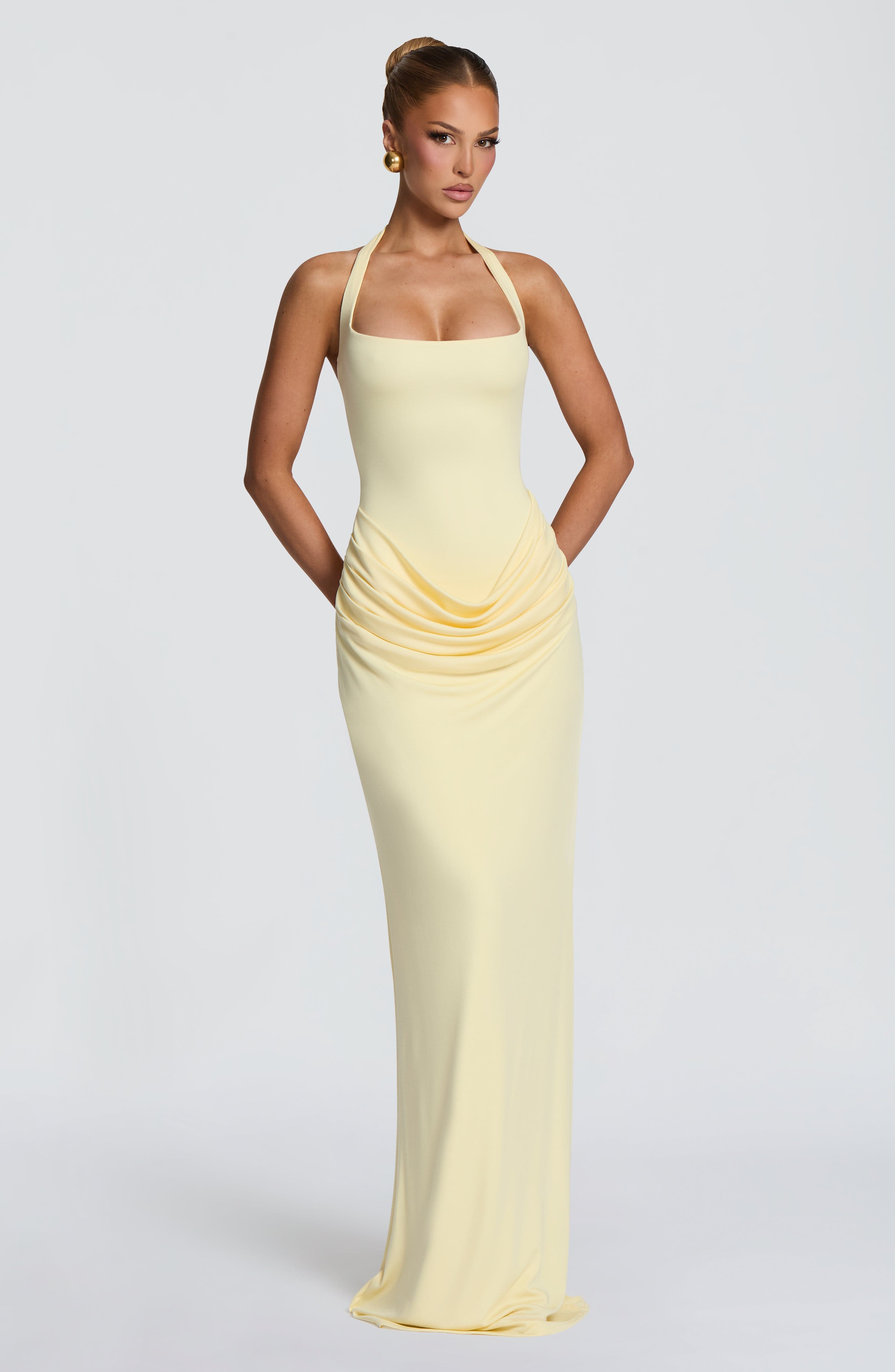 Sukienka maxi z kwadratowym de – Maxi Dress Halter recenzja i cena