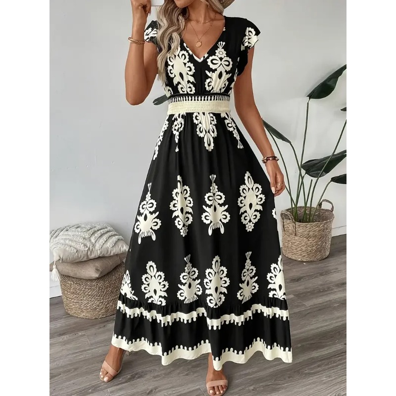 Sukienka damska plus size, now – Romper Floral Print recenzja i cena